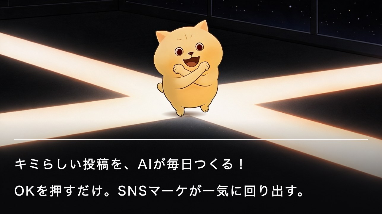 AI NyanX（X運用効率化ツール。準備中）